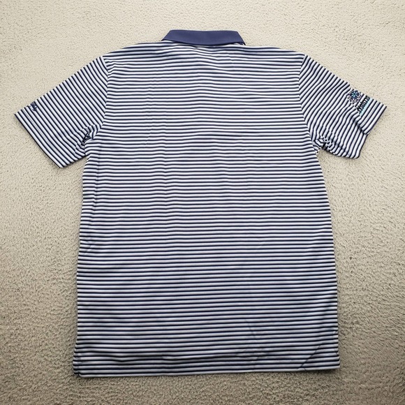 Callaway Shirt Mens Large Blue Striped Polo Golf Short Sleeve Walmart Opti Dri - Picture 6 of 15